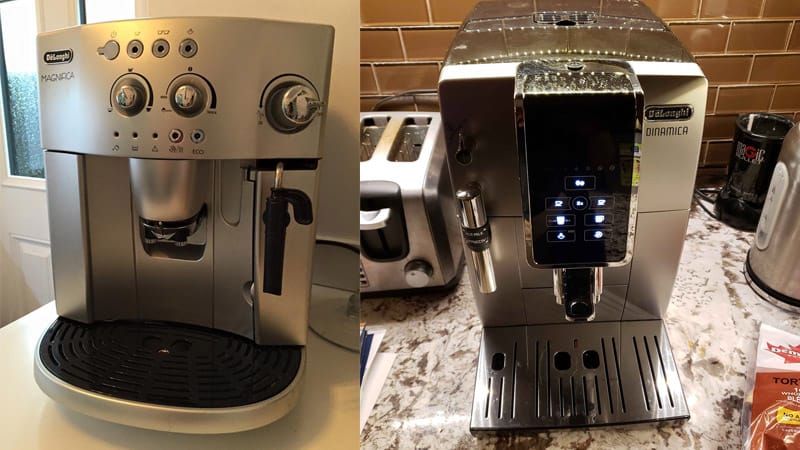 Delonghi Dinamica vs Delonghi Magnifica - The Best Bean To Cup Coffee Machine To Buy