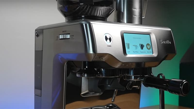 Touch Screen Display Of Breville Barista Touch
