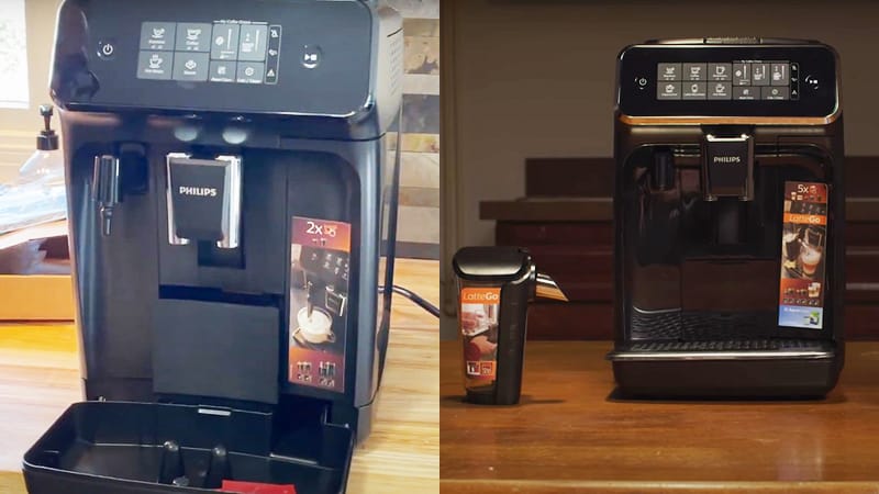 Design Comparison Between Philips 1200 vs 3200 Lattego