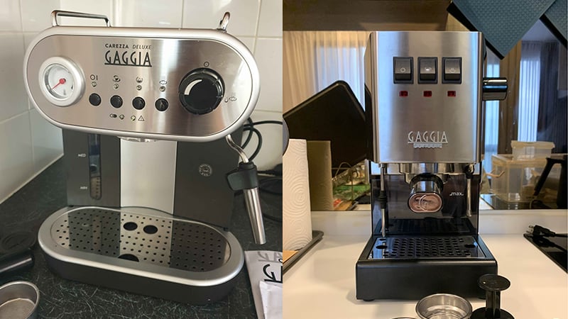 Gaggia Carezza Deluxe vs Classic Pro: Which Is For You?