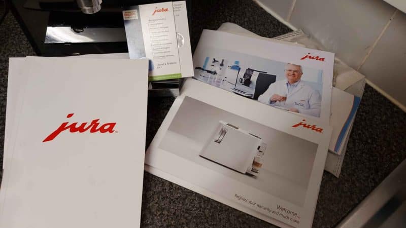 Jura A1 Cleaning document