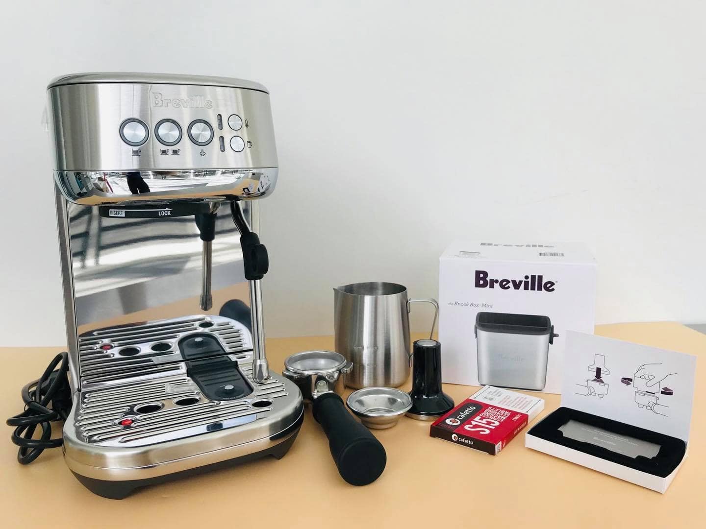 Breville Bambino controls espresso volume automatically