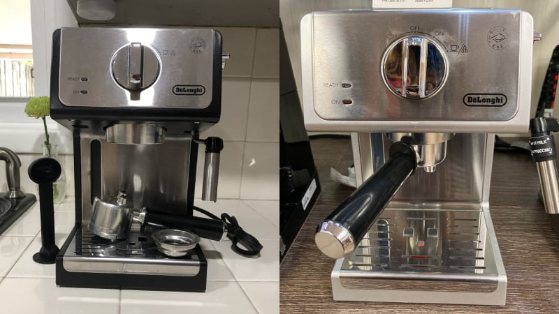 Delonghi ECP3420 and ECP3630 are semi-automatic cut-price machines