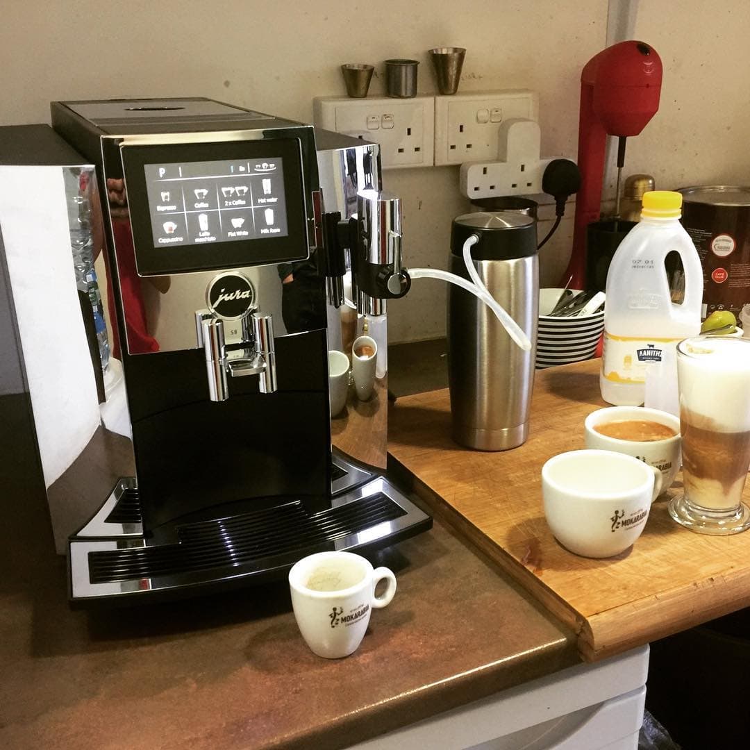 Jura S8 can froth dry foam which is perfect for cappuccino