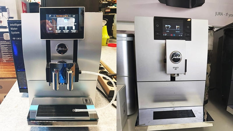 Jura Z8 vs ENA 8: What To Consider For Espresso Drinkers?
