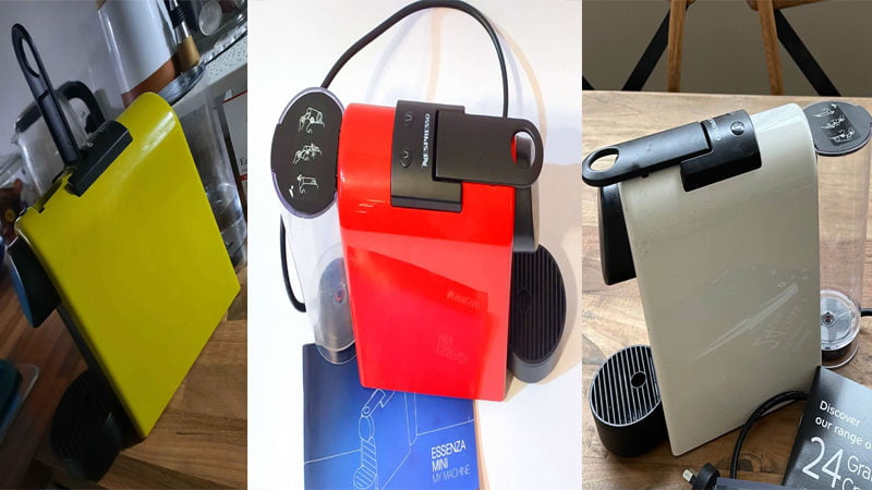 Nespresso Essenza Mini in other color versions