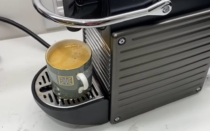 Nespresso Pixie also has space for taller cups