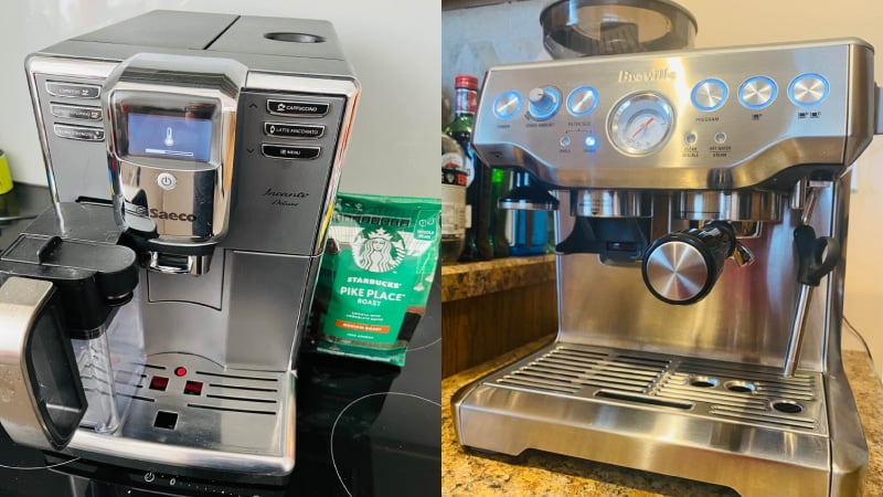 Saeco Incanto vs Breville Barista Express: 2 Amazing Espress