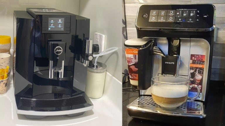 Jura E8 Vs Philips 3200: Finding A Worth-To-Buy Machine For Milk-Based Coffee Recipes