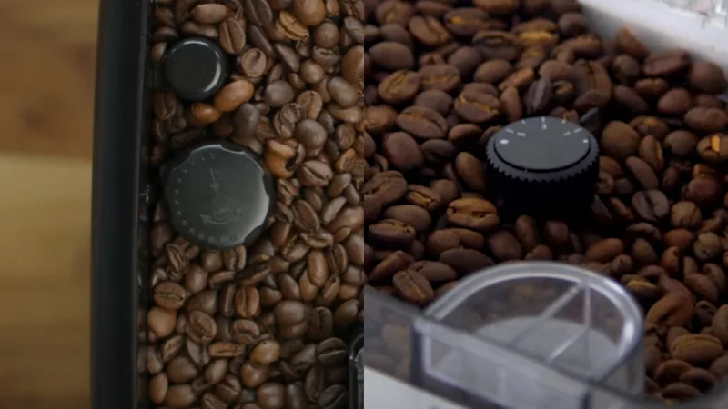 the philips 3200 has 13 grind settings, whereas the terra kaffe offers 5