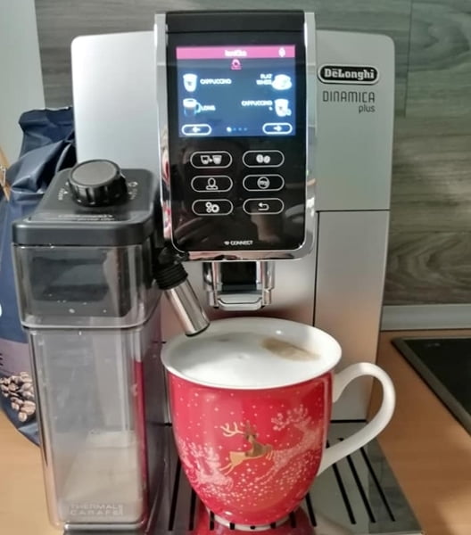 Delonghi Dinamica Plus can handle almost any type of milk
