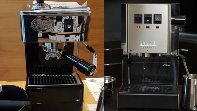 Gaggia Classic Pro Vs Quickmill 820: Top 4 Differences Between 2 Classic Espresso Machines