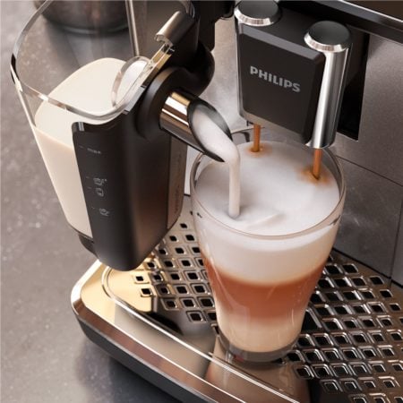 Philips 3200 Lattego can get dry microfoam for cappuccinos
