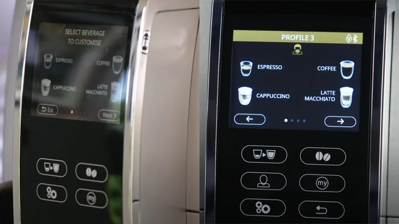 the 370.85 and 370.95's user interfaces