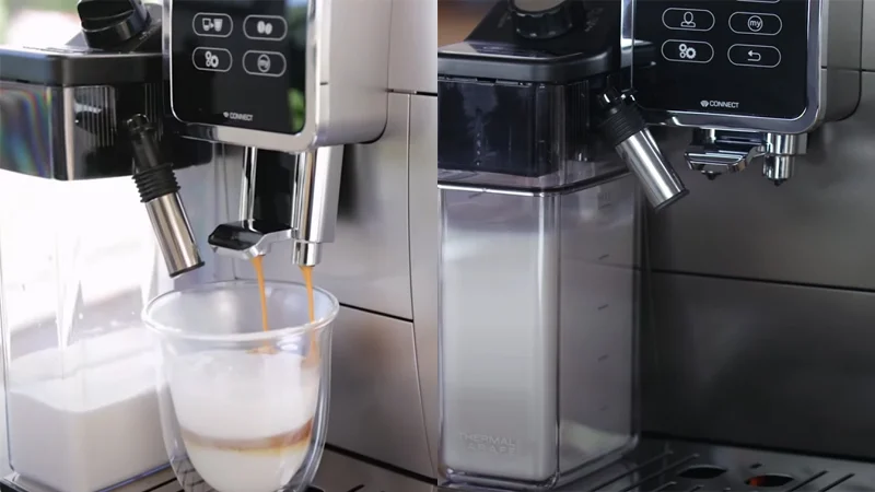 the lattecrema auto frothing system
