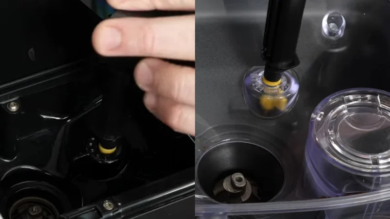 adjust the grinding size