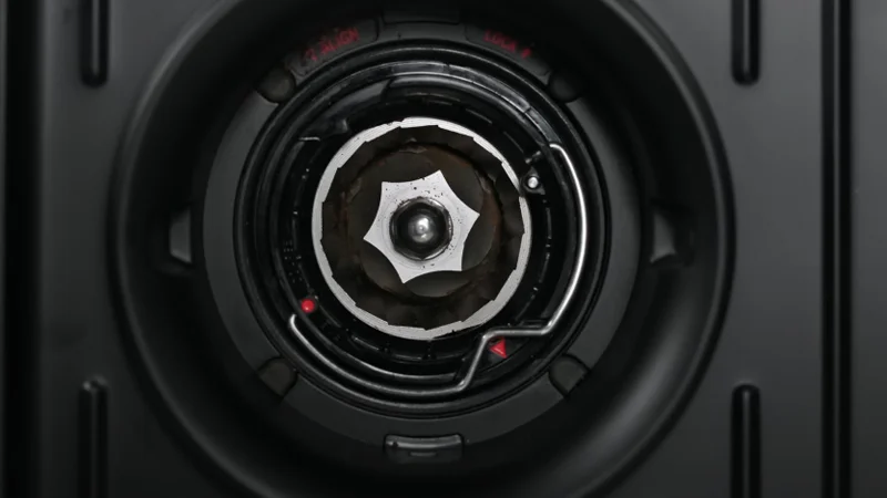 both feature a built-in stainless steel burr grinder