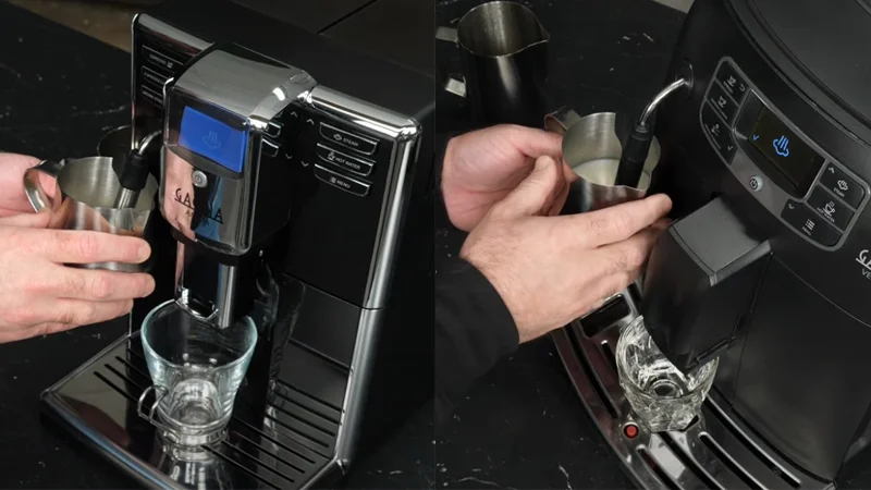 both use a pannarello steam wand