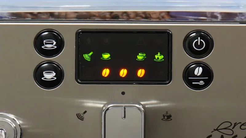 the gaggia brera's control panel