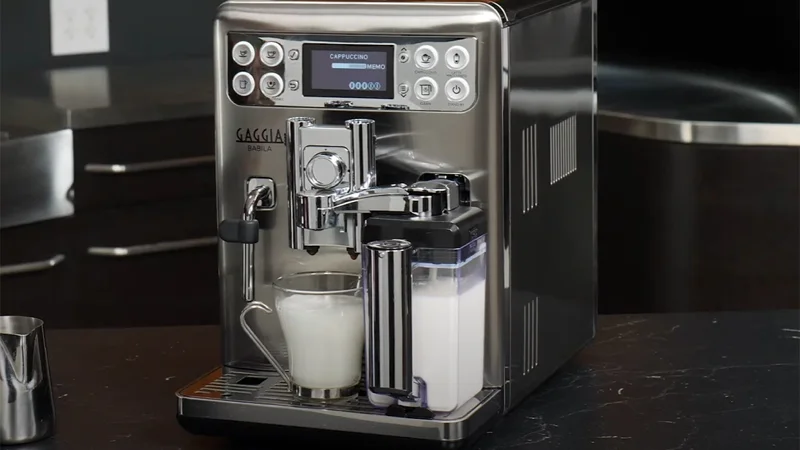 the gaggia babila’s auto milk frother