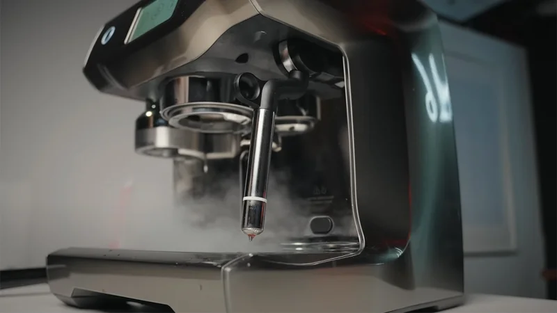 the wand on the oracle touch can automatically froth milk