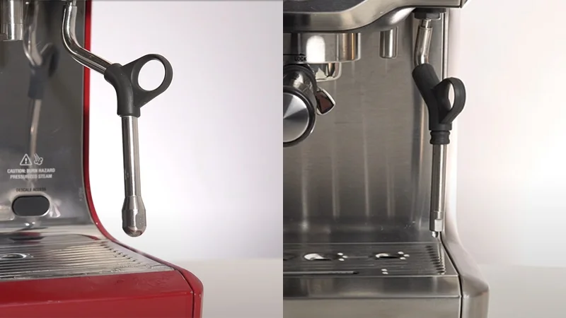 both use a 3-hole manual steam