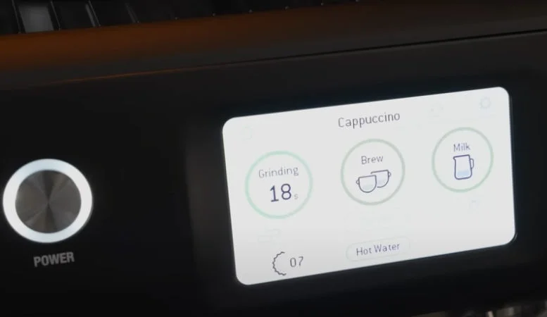 the barista touch allows you to change the dose by seconds