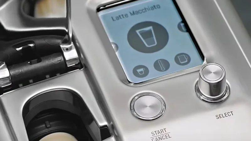the creatista plus's color screen
