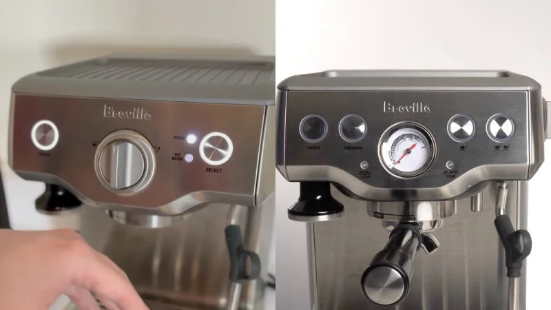 Breville Duo Temp Pro vs Infuser: User Interface